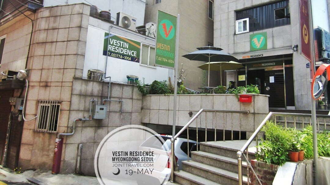 รีวิวเกสต์เฮาส์ Vestin Residence Myeongdong