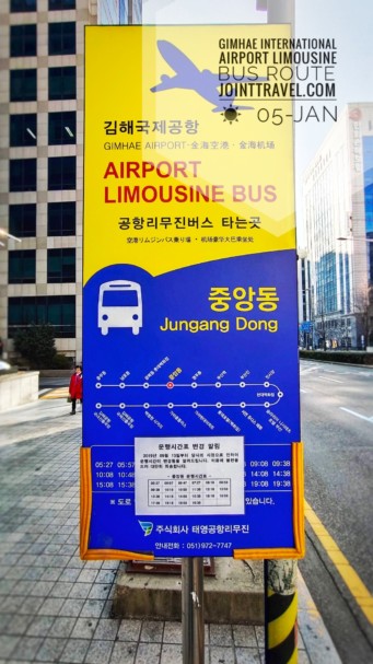 Gimhae International Airport Limousine Bus Route